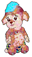 a humanoid puppy looks unsettlingly into your eyes